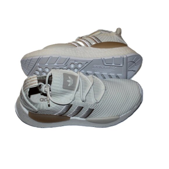 ADIDAS WOMEN'S WHITE/BEIGE NMD_W1 SNEAKERS US 8/ UK 6 1/2 - Picture 5 of 7